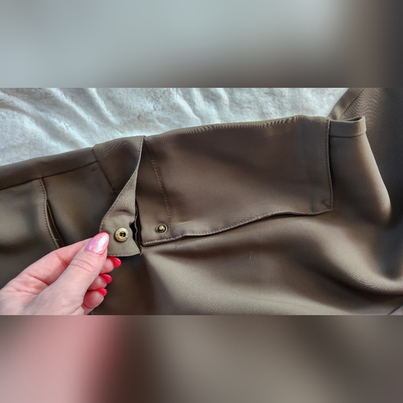 H&M Green Cargo pant - Size 8 - Picture 5 of 11